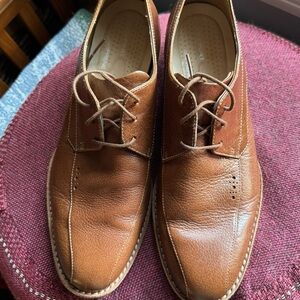 Rockport Men's Cognac Brown Leather Dress Brogues